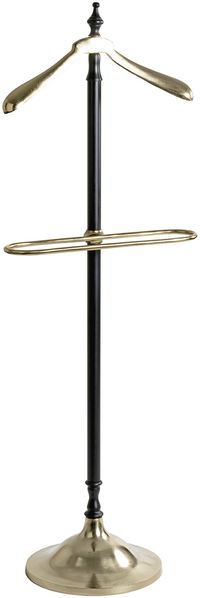 Herrendiener >55263< in goldfarbig, schwarz - 45x130x32 (BxHxT)