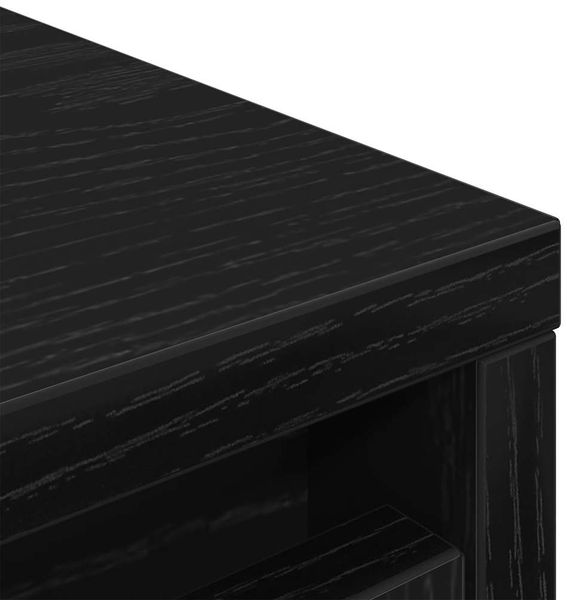 vidaXL Schuhschrank Schwarz Eichen-Optik 29,5x34x76 cm Holzwerkstoff 861860 Bild 10
