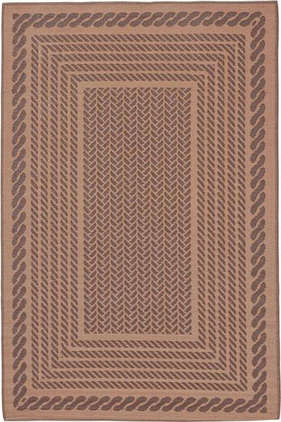 Outdoor-Teppich Nashak aus Kunststofffasern, modern und pflegeleicht, Braun, 180x270 cm