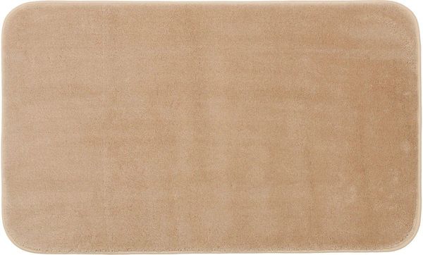 Gözze Badematte Rio Premium, Höhe 18 mm, rutschhemmend beschichtet, fußbodenheizungsgeeignet, schnell trocknend, Polyester, rechteckig, Badteppich, Uni Farben, waschbar, rechteckig & rund erhältlich
