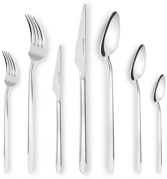 Karaca Besteck-Set Karaca Stark Besteckset für 12 Personen 84-teilig Edelstahl Silber (84-tlg), 12 Personen, 316+ Edelstahl, bruchfest rostfrei