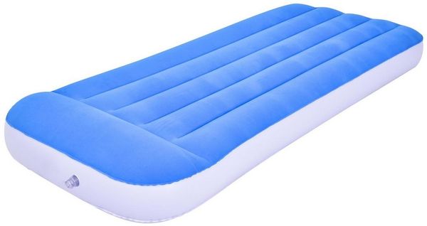 Avenli Luftbett Aufblasbares Kinderbett rosa, (Luftbett für Kinder rosa, 1-tlg, Kinderluftbett 157x66x23cm), Luftmatratze mit erhöhtem Kopfteil