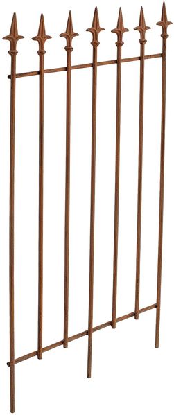 Rankgitter FREYA - 50x0,7x100cm, Metall, Antik-Braun | Rankhilfe Kletterpflanzen Gartendekoration Bild 5