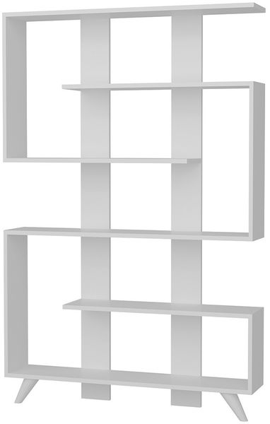 Calicosy 'RAIN' Regal mit 5 Böden weiß H162 cm - Weiß
