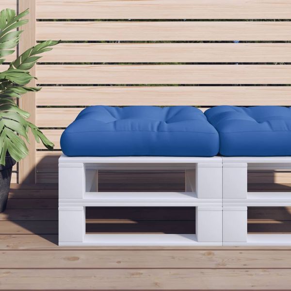 vidaXL Palettenkissen Königsblau 50x50x12 cm Stoff 360435