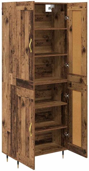 vidaXL Highboard Altholz 69,5 x 34 x 90 cm Holzwerkstoff 3402739 Bild 5