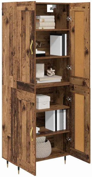 vidaXL Highboard Altholz 69,5 x 34 x 90 cm Holzwerkstoff 3402739 Bild 3
