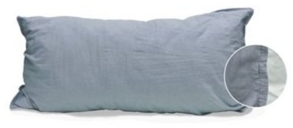 Kissenbezug, Stone Washed, Baumwolle, Denim, 40x80 cm Bild 5