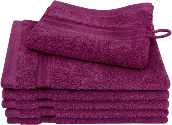 Dyckhoff Waschhandschuh Siena, (Set, 6-St), mit Bordüre Bild 5