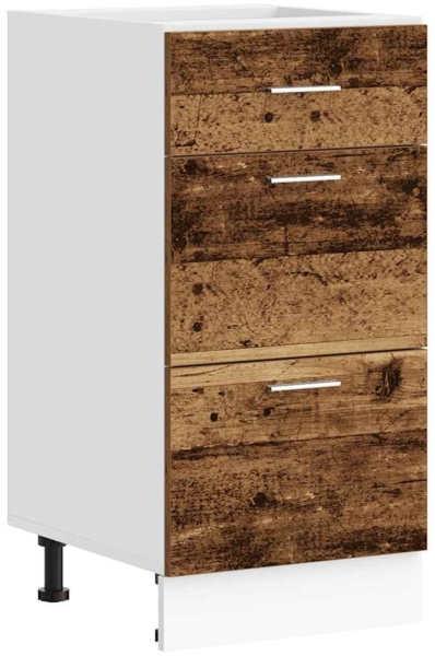vidaXL Unterschrank Lyon Altholz-Optik 40x46x81,5 cm Holzwerkstoff 854218