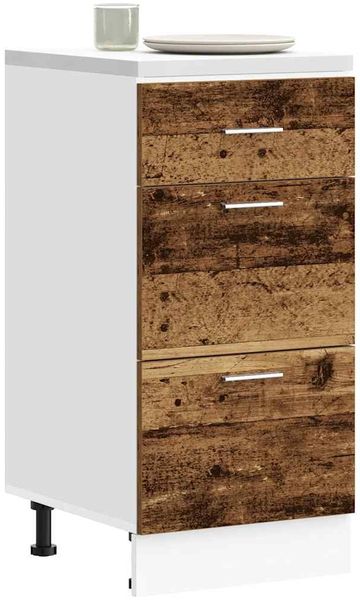 vidaXL Unterschrank Lyon Altholz-Optik 40x46x81,5 cm Holzwerkstoff 854218