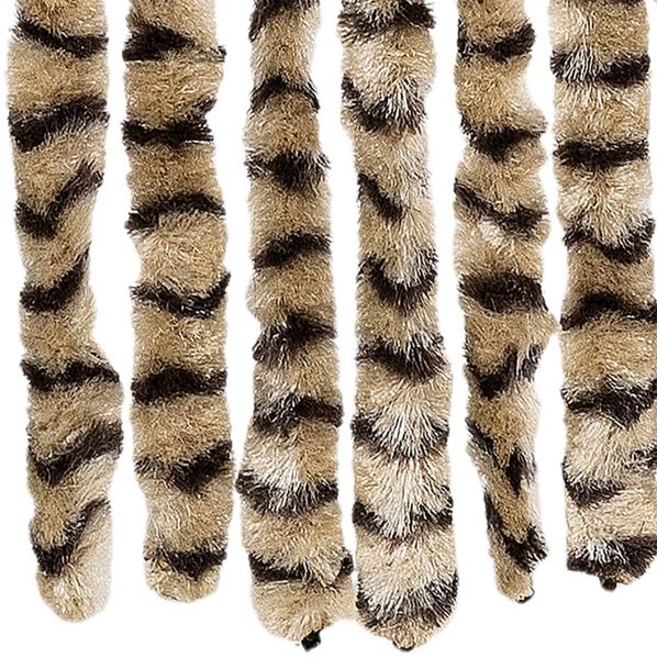 vidaXL Fliegenvorhang Beige und Braun 90x200 cm Chenille 377388 Bild 6
