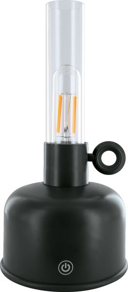 Schwaiger Akku LED Retro Tischlampe TILA3803 schwarz