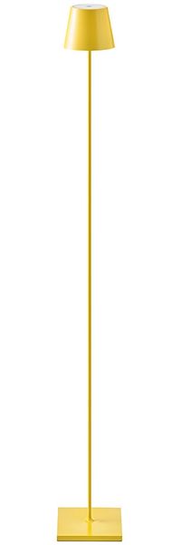 LED Stehleuchte, gelb, Touchdimmer, Akku, H 120 cm