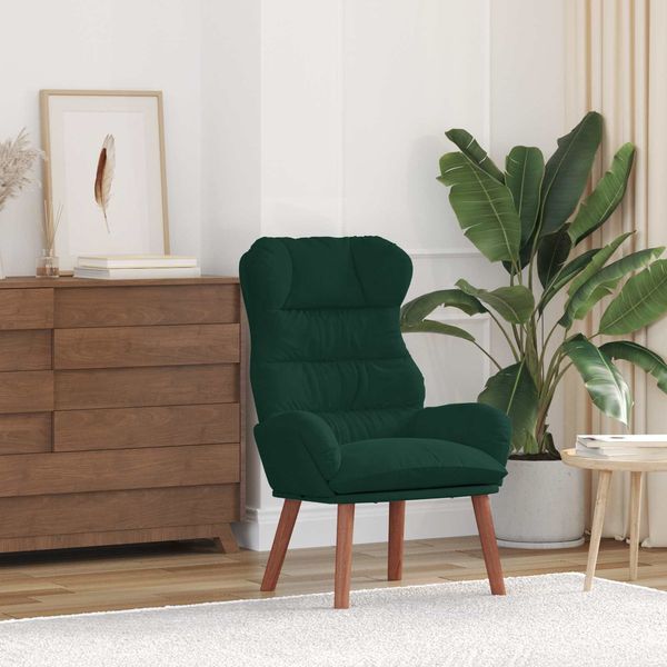 vidaXL Sessel Dunkelgrün 69 x 74 x 93 cm Samt 42001889