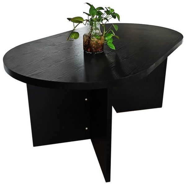 SAM® Esstisch Ova, MDF, ovale Tischplatte, V-Form, verschiedene Farben