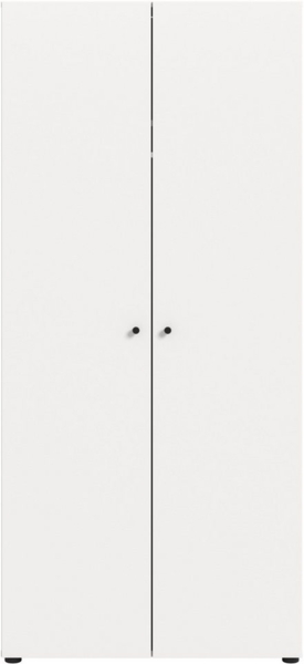 Home affaire Kleiderschrank BILLINGS, TOPSELLER!, Schlafzimmerschrank, Schrank, Garderobenschrank (OTTO BESTSELLER, Garderobe & Schlafzimmer) Breite 80cm, weiß, 2-türig, inkl. 1 Kleiderstange und 1 Ablageboden Bild 2