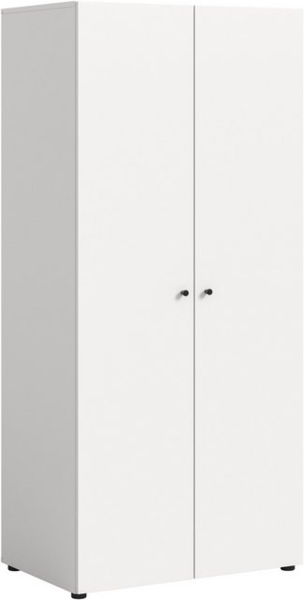 Home affaire Kleiderschrank BILLINGS, TOPSELLER!, Schlafzimmerschrank, Schrank, Garderobenschrank (OTTO BESTSELLER, Garderobe & Schlafzimmer) Breite 80cm, weiß, 2-türig, inkl. 1 Kleiderstange und 1 Ablageboden Bild 4