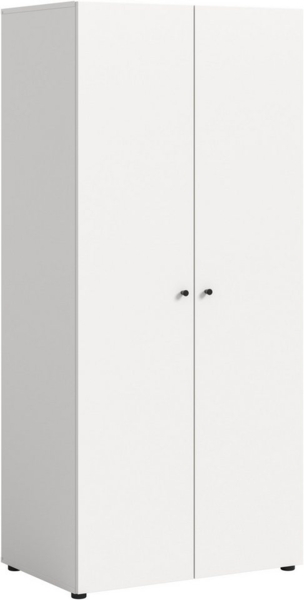 Home affaire Kleiderschrank BILLINGS, TOPSELLER!, Schlafzimmerschrank, Schrank, Garderobenschrank (OTTO BESTSELLER, Garderobe & Schlafzimmer) Breite 80cm, weiß, 2-türig, inkl. 1 Kleiderstange und 1 Ablageboden Bild 5