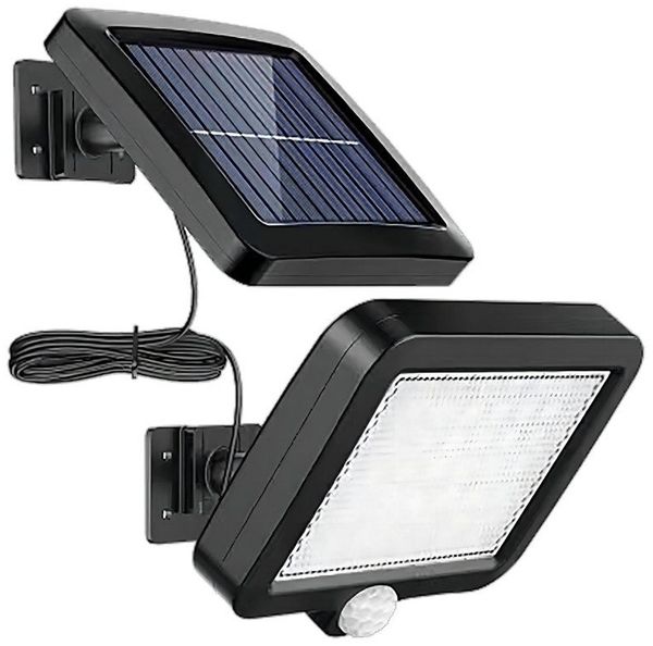 Trend Line LED Außen-Wandleuchte TrendLine LED Solarstrahler mit Bewegungsmelder, Inkl. Leuchtmittel, Mit Bewegungsmelder nicht dimmbar