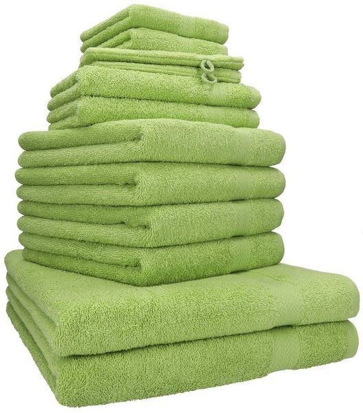 Betz Handtuch Premium Handtuch-Set Handtücher 12-tlg –hohe Grammatur, 100% Baumwolle (Set, 12-St), Duschtücher, Handtücher, Gästetücher & Waschhandschuhe