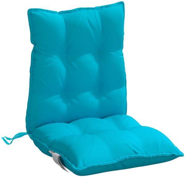 vidaXL Niedriglehner-Auflagen 2 Stk. Türkis Oxford-Gewebe 377734 Bild 5