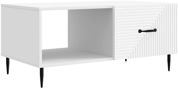 vidaXL Couchtisch Weiß 90 x 50 x 40 cm Holzwerkstoff 894955