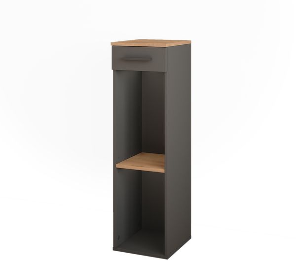 Weinregal Repose Goldkraft Eiche/Anthrazit 30 x 106 cm Vicco