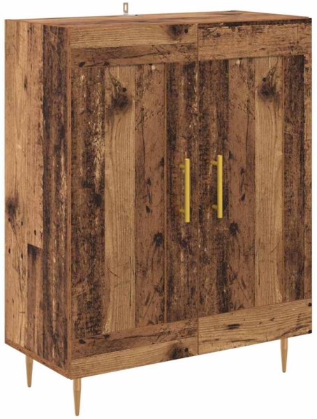 vidaXL Sideboard Altholz 69,5 x 34 x 90 cm Verbundholz und Eisen 881594