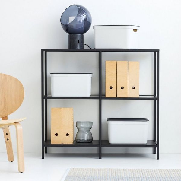 ROTHO Aufbewahrungsbox 3er- Set Aufbewahrungskorb 16l mit Deckel (Aufbewahrungsboxen, 3er-Set)