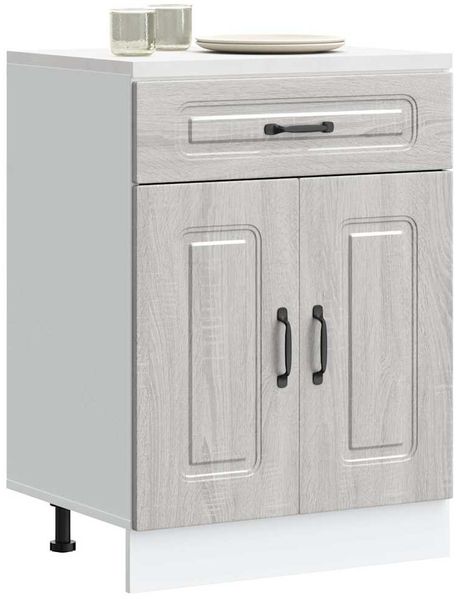 vidaXL Küchenunterschrank Kalmar Grau Sonoma Holzwerkstoff 853493
