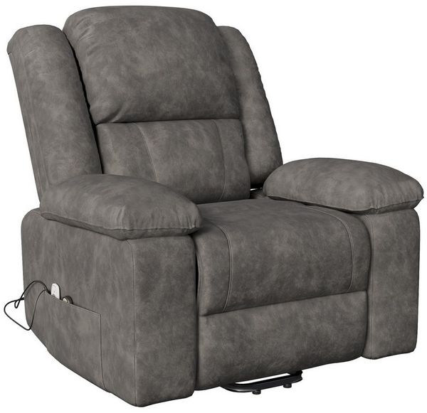 PXloue Massagesessel TV-Sessel Elektrisch Massage Relaxsessel Schlafsessel Fernsehsessel (inkl. Aufstehhilfe und Fernbedienung), mit Liegefunktion Massagefunktion und Wärmefunktion, bis 150 kg