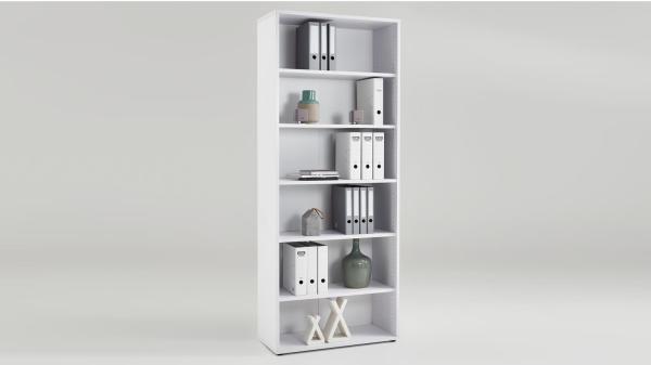 Schrank CALVIA Büroschrank in weiß abschließbar Bild 3