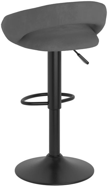 vidaXL Barhocker 2 Stk. Dunkelgrau Samt 333270 Bild 6