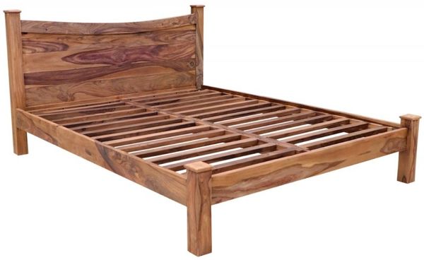 Bett Rami 180x200 aus indischem Sheesham-Massivholz Bild 3