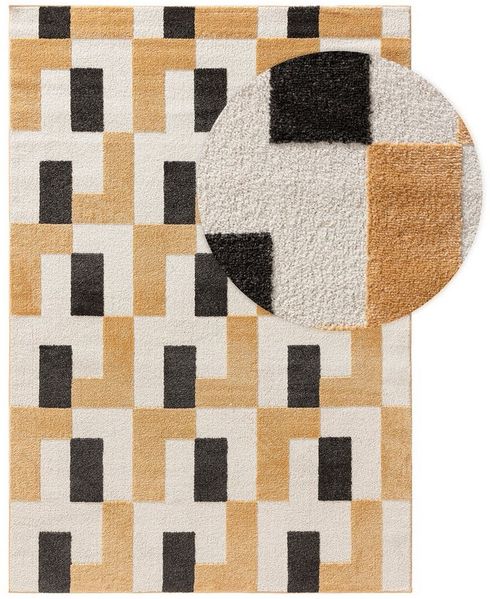 benuta Teppich Marta, rechteckig, Höhe: 6 mm, Kunstfaser, Berber, Ethno-Style, Wohnzimmer