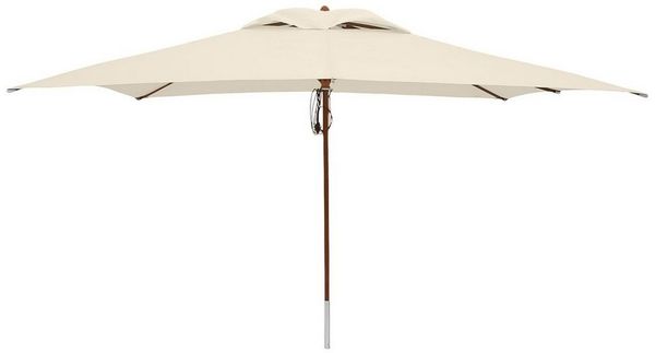 anndora-sonnenschirm Sonnenschirm 3x4 Meter Marktschirm rechteckig, LxB: 400,00x300,00 cm, wasserabweisende Oberflächenbeschichtung