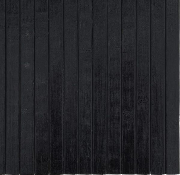 vidaXL Teppich Rechteckig Schwarz 100x300 cm Bambus 376810 Bild 6
