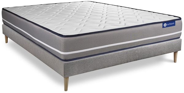 Actiflex pur matratze 150x200 cm + Bettgestell mit lattenrost - Dicke : 20cm - Taschenfederkern - H4 Bild 2
