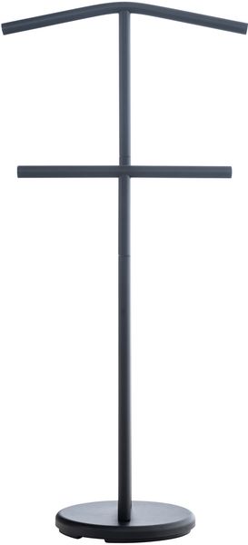 Herrendiener TOM - 50 x 28 x 107 cm, Metall, Schwarz | Kleiderständer Garderobenständer