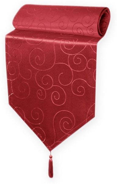 Haus und Deko Tischdecke Tischläufer Damast Ornamente klassisch Tischdecke (1-tlg)