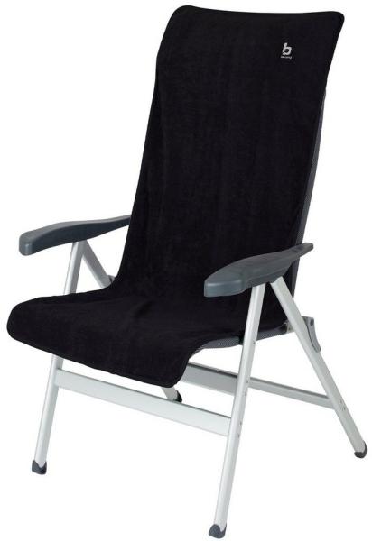 Bo-Camp Hochlehnerauflage Frottee Sitz Auflage Hochlehner, Kissen Bezug Garten Camping Klapp Stuhl