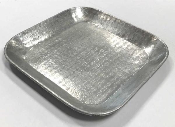 Orientalisches Tablett Prisma Silber 3 er Set