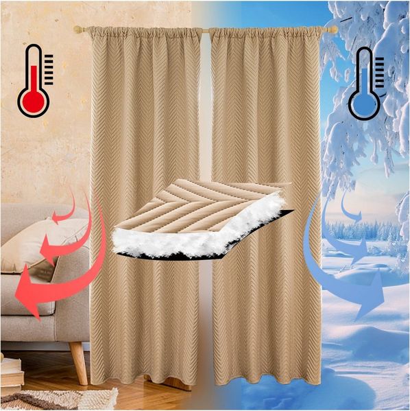 Sunicol Gardine 100% Blickdich Thermo Verdunkelungsvorhang mit Kräuselband (1 St), Winter Wärmeisolierend Türvorhang für Schlafzimmer Wohnzimmer