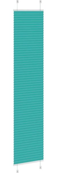 vidaXL Plissee Petrolgrün 50x200 cm Stoffbreite 49,4 cm Polyester 4015405 Bild 4