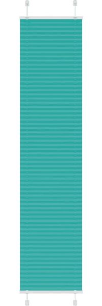 vidaXL Plissee Petrolgrün 50x200 cm Stoffbreite 49,4 cm Polyester 4015405