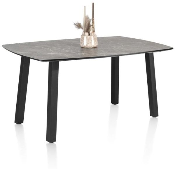 PALACE Esstisch grau HPL 150cm x 120cm x 92cm
