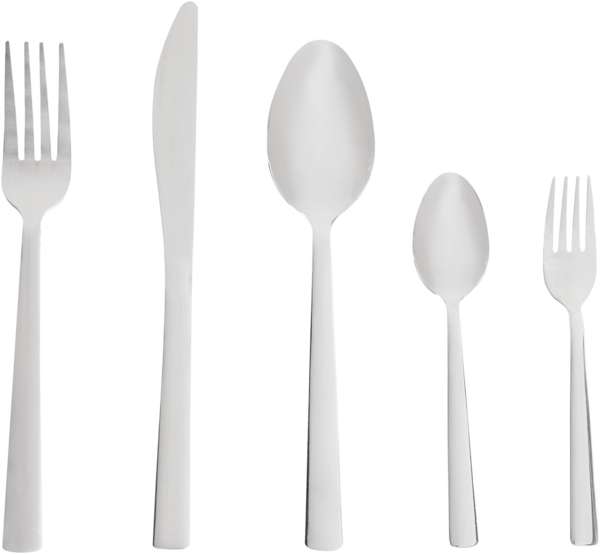 60-teiliges Besteckset PENNE Silber