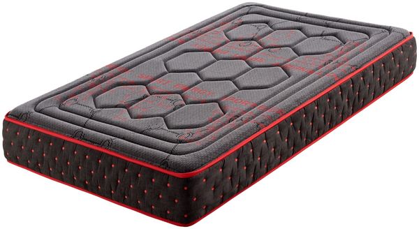 Moonia Hexaflex Moon Matratze Viskoelastischer Schaum Schwarz 80x190cm