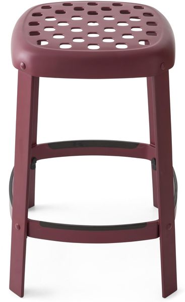 Connubia, Hocker Industrial stationär, Struktur rotes Oxid matt